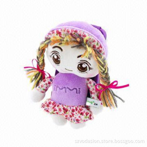 Soft Plush Cartoon Cute Girl Soft Silicone Case for Cell Phone, Promotional Gifts
